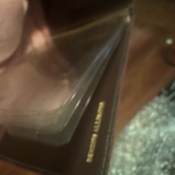 VINTAGE WALLET BILLFORD CARD HOLDER WITH HANOVER (SWISS) WATCH GENUINE ALLIGATOR - Picture 5 of 13